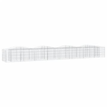 vidaXL Schanskorf gewelfd verhoogd 400x50x50 cm, Tuin en Terras, Verzenden, Nieuw