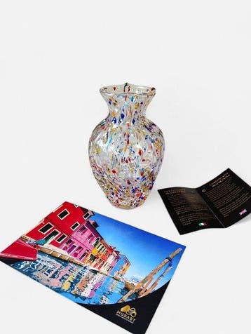 MurArt - Vaas - Glas - Insluitingen Regendecor