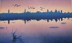Daniel Sciora (1945-2016) - Couché de soleil sur Rome, Antiek en Kunst