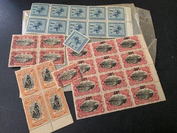 België 1940/1985 - postfrisse doubletten partij in, Gestempeld