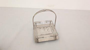 WMF - Dienblad (3) - Glas, Verzilverd - Art Deco