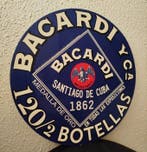 Bacardí - Metalen bord RON BACARDI - Reclamebord - Metaal