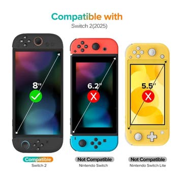 Screenprotector voor Nintendo Switch 2 (2025) - Gehard Glas, Verzenden, Nieuw