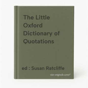 The Little Oxford Dictionary of Quotations 9780198662662, Verzenden, Gelezen, Ed : Susan Ratcliffe