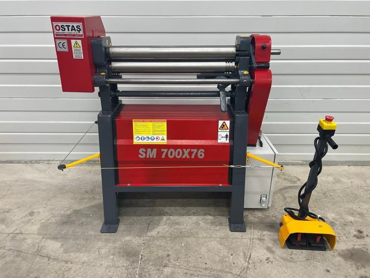 OSTAS SM 700 x 76 plaatwals platenwals rollenwals, Doe-het-zelf en Bouw, Gereedschap | Overige machines, Nieuw