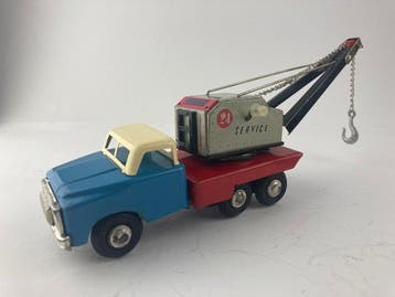 China Toys 60s - Voiture jouet en étain - Crane Truck MF 774