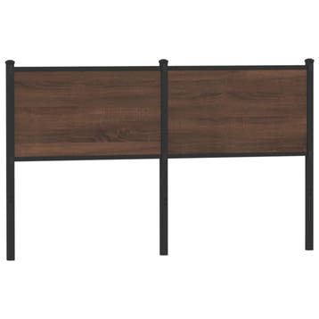 vidaXL Vervangend hoofdbord 150 cm bewerkt hout en staal, Verzenden