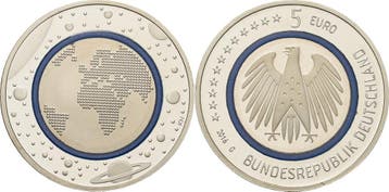 5 Euro 2016 Gedenkmunten (MuntenenBankbiljetten-Euromunten), Verzenden