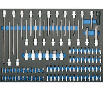 Bgs Technic 3/3 Gereedschap module 101-delig bits en bit dop, Verzenden, Nieuw