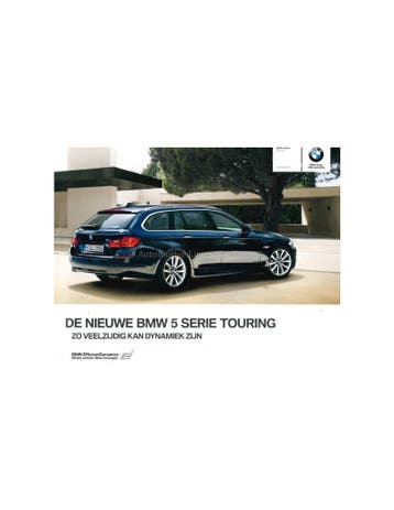 2010 BMW 5 SERIE TOURING BROCHURE NEDERLANDS, Nieuw