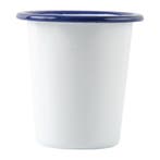 Bekers | Geëmailleerd Staal | Wit/Blauw | 31cl | 6 Stuks, Verzenden, Nieuw in verpakking