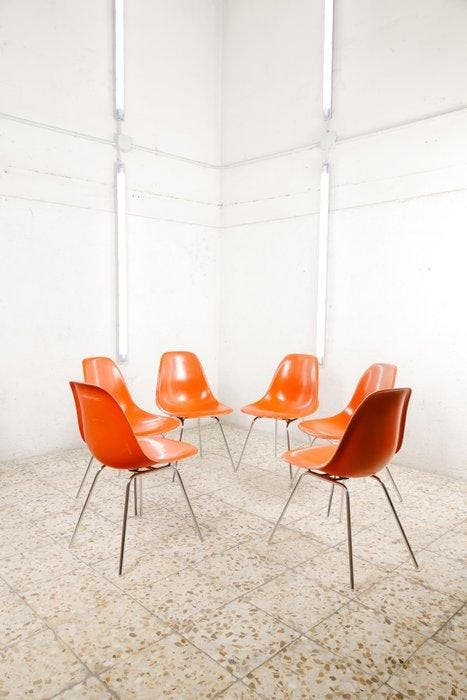 Herman Miller - Charles & Ray Eames - Stoel (6) - DSX -, Antiek en Kunst, Kunst | Designobjecten