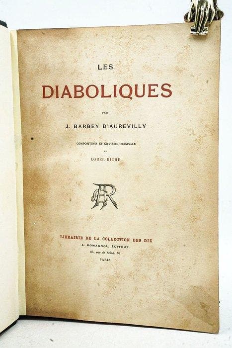 Jules Barbey dAurevilly / Lobel-Riche - Les Diaboliques., Antiquités & Art, Antiquités | Livres & Manuscrits