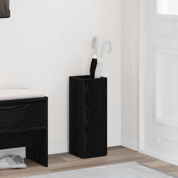 vidaXL Opslaghaak & Rek Zwart Eiken 20 x 20 x 55,5 cm, Huis en Inrichting, Woonaccessoires | Paraplubakken, Verzenden, Nieuw
