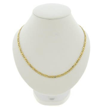 Gouden marineschakel ketting, Ophalen of Verzenden