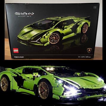 Lego - Technic 42115 Lamborghini Sian + Licht Kit neu -, Kinderen en Baby's, Speelgoed | Duplo en Lego, Nieuw