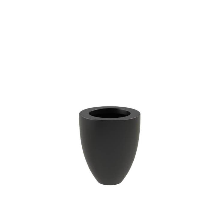 Polyester plantenbak Ø50x59cm - Met bodem, Tuin en Terras, Bloembakken en Plantenbakken, 30 tot 60 cm, Minder dan 60 cm, Tuin