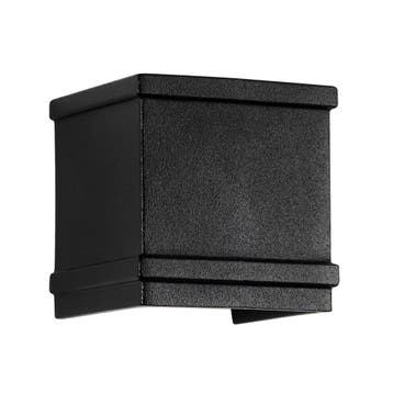Wandverlichting modern Exclusieve Downlighter Borgo zwart, Verzenden