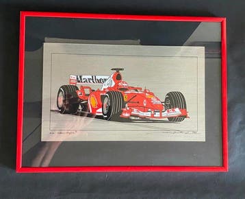 Metall-Print - Ferrari - Scuderia Ferrari - Formel 1 Michael, Collections
