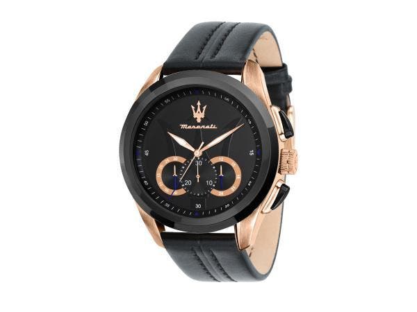 Veiling - Maserati Traguardo Zwart/Rose 45mm, Bijoux, Sacs & Beauté, Montres | Hommes