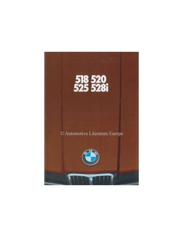 1978 BMW 5 SERIE BROCHURE NEDERLANDS, Ophalen of Verzenden