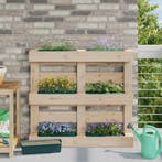 vidaXL Bloembakken voor Euro-pallets 24 pcs Groen 36 x 13,5, Tuin en Terras, Verzenden, Nieuw