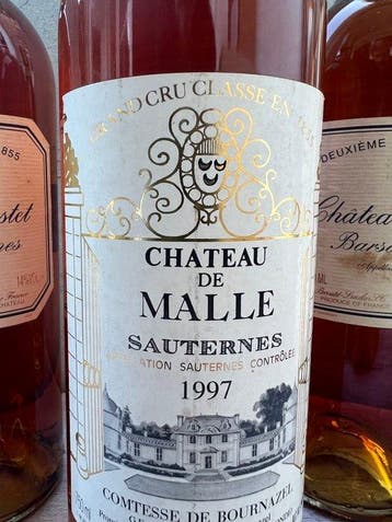 1997 Chateau de Malle & 2000 Château Broustet (2x) -, Verzamelen, Nieuw