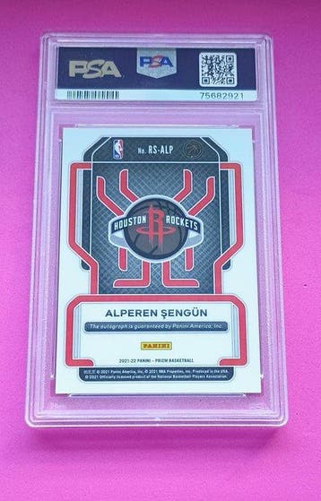 2021 Panini Alperen Sengun Rookie Auto RC Rookie-kaart,, Verzamelen, Nieuw