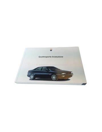1998 MASERATI QUATTROPORTE IV INSTRUCTIEBOEKJE ENGELS, Ophalen of Verzenden