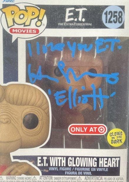E.T. - Henry Thomas - Autograph & Inscription - Funko Pop -, Collections, Cinéma & Télévision