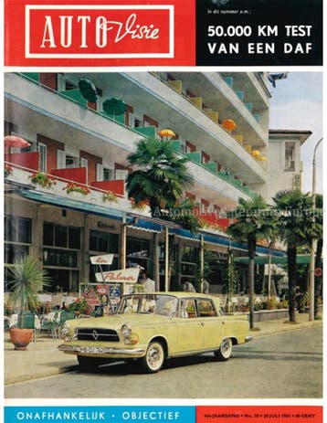 1961 AUTOVISIE MAGAZINE 30 NEDERLANDS, Nieuw