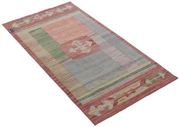 Kelim - Tapis - 140 cm - 70 cm - Couleurs naturelles