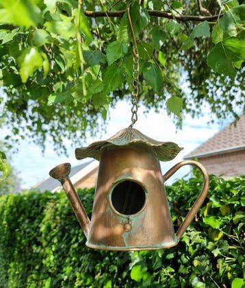 Beeldje - BIrdhouse - garden ornate - IJzer