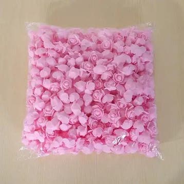 Foamroos Lia voor Rose Bear Roze Los 3,5 cm 50 stuks, Nieuw