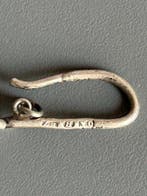 Antique Silver Multi-Strand Pocket Watch Chain with Floral, Nieuw