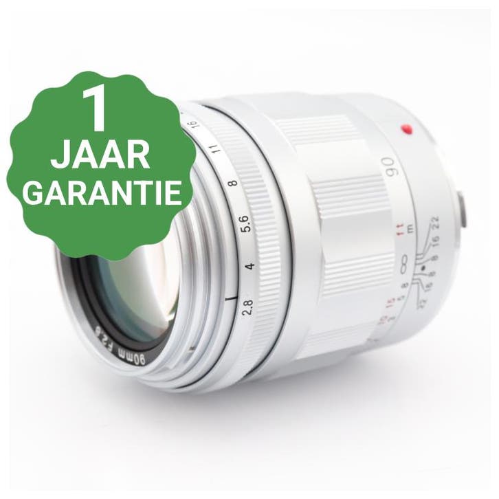 Voigtlander APO-Skopar 90mm f/2.8 VM zilver | Tweedehands, Audio, Tv en Foto, Foto | Lenzen en Objectieven, Zo goed als nieuw