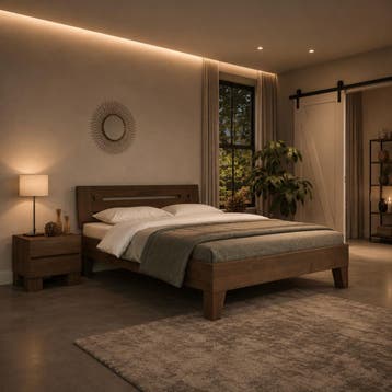Van Schaik Celesto Massief Houten Bed - 180 x 210