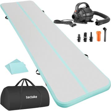 tectake Opblaasbare trainingsmat AirFlexy met elektrische lu, Verzenden, Nieuw