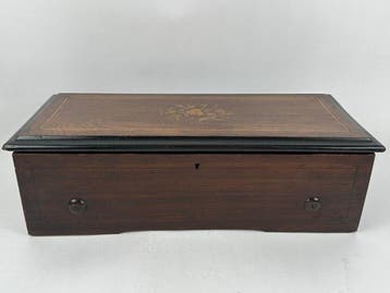 Boîte à musique à cylindre - Suisse - 1850-1900, Antiek en Kunst, Antiek | Klokken