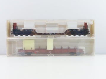 Fleischmann H0 - 5296K/5787K - Wagon de marchandises pour, Hobby en Vrije tijd, Nieuw