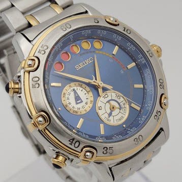 Seiko - Sailing Quartz Tide-Indicator Chronograph - Zonder