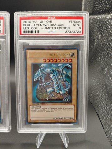 Konami - 3 Graded card - Yu-Gi-Oh! - Blue-Eyes White Dragon, Nieuw
