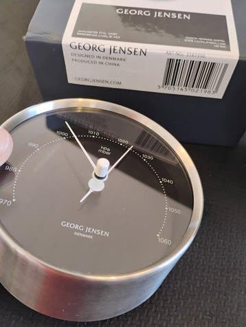 Georg Jensen, Design Henning Koppel - Weerstation (2) -, Antiek en Kunst, Curiosa en Brocante