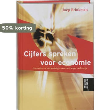 Cijfers spreken economie 9789001166281 J. Brinkman, Verzenden, Zo goed als nieuw, J. Brinkman