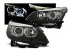 LED Angel Eyes koplamp Black geschikt voor BMW E60 E61, Auto-onderdelen, Verzenden, Nieuw, BMW