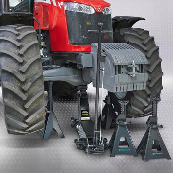 Datona Werkplaatskrik 5 ton met vier hoge assteunen 12 ton, Auto diversen, Ophalen of Verzenden, Nieuw