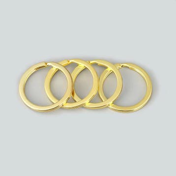 Metalen sleutelring (22-28 mm, kleur 5: gold), Doe-het-zelf en Bouw, Verzenden, Nieuw