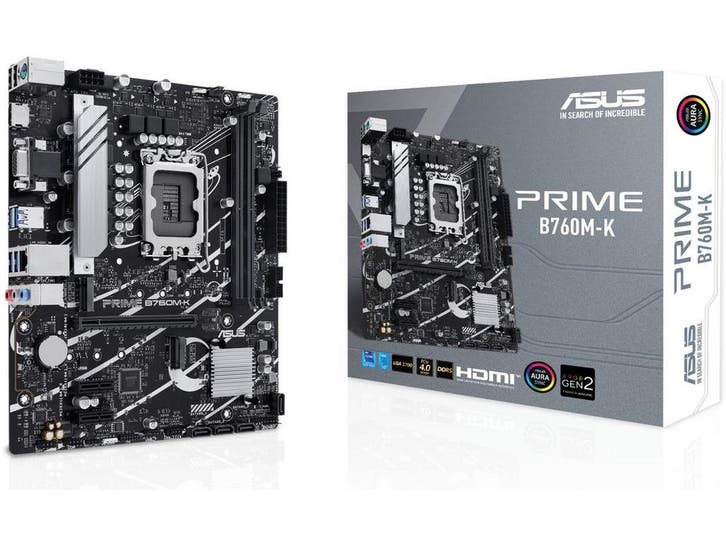 ASUS PRIME B760M-K - Moederbord - Socket 1700 - Micro-ATX -, Computers en Software, Moederborden, Nieuw, Verzenden