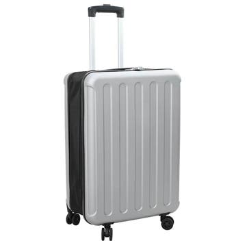 ABS Koffer Zilver 66cm | Retour deal | Nu -33% (reiskoffer), Handtassen en Accessoires, Hard kunststof, Verzenden, Slot, Minder dan 50 cm