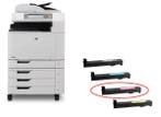Second Hand HP - Huismerk Toner Magenta CM6040, CM6030,, Ophalen of Verzenden, Toner
